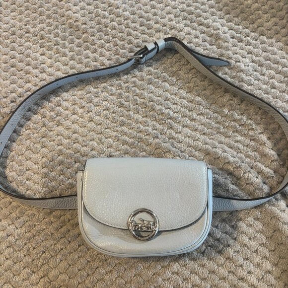 Coach Jade Mini Belt Bag — Chalk Leather — F79941 - Picture 2 of 9